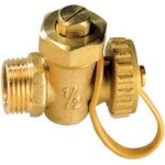 Robinet � boisseau m�le + bouchon 60312x17 60312