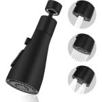Robinet de cuisine avec douchette, a�rateur rotatif � 360, buse � 3 jets, compatible avec le mod�le fm22 ...