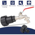 Robinet cuve 1000l 3 / 4  s60x6 raccord cuve 1000 litres extension intgre bouchon cuve 1000l robinet ...