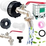 Robinet cuve 1000l, s60x6 ibc raccord robinet, raccord cuve 1000 litres avec robinet d'coulement ibc ...