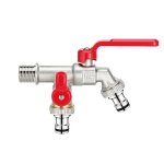 Robinet d'eau antigel - robinet ext�rieur � double sortie