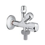 Robinet equerre de securite 1 / 2 sortie 3 / 8 serie original was chrome grohe Robinet equerre de securite 1 / 2 sortie 3 / 8 serie original was chrome grohe