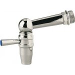 Robinet �vier 1 / 4 tour chrom� Ø 15 / 21 porquet