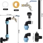 Robinet ibc col de cygne de cuve, robinet  col de cygne laiton ibc, col de cygne ibc 3 / 4 , robinet ...
