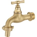 Robinet de jardin  clapet mle 15x21 - mle 20x27 avec raccord au nez 15 noyon & thiebault