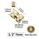 Robinet en laiton 1 / 2 en effet 3 / 4 5 / 8 pouces 1 en effet, connecteur rapide de 16mm 20mm, raccord ... Robinet en laiton 1 / 2 en effet 3 / 4 5 / 8 pouces 1 en effet, connecteur rapide de 16mm 20mm, raccord ...