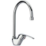 Robinet mitigeur avec bec verseur haut pour evier de cuisine minerva