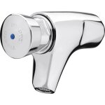 Robinet poussoir mural pour lavabo - eau froide - 15x21 - presto 504 presto
