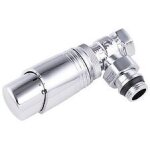 Robinet de radiateur chrom? thermostatique equerre 15x21 (1 / 2) noyon et thiebault Robinet de radiateur chrom? thermostatique equerre 15x21 (1 / 2) noyon et thiebault