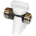 Robinet de s�curit� - installation gaz - double m�le 15x21 - roai - b clesse