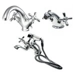 Robinetterie de bain dans le style retro pour lavabo bidet et baignoire narciso