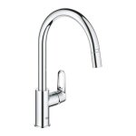 Robinetterie de cuisine grohe - 30549000 - bauflow mitigeur d'vier de cuisine chomowany