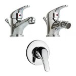 Robinetterie de salle de bains pour lavabo, bidet et encastrement douche enter