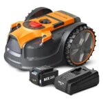 Robot tondeuse autonome 24v sans fil p�rim�trique - le robot le plus simple du march�