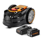Robot tondeuse � gazon 250m2 sans fil avec batterie lawnmaster dm15