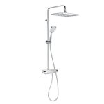 Roca deck a5a9c88c00 ? colonne de douche thermostatique ? t square chrome Roca deck a5a9c88c00 ? colonne de douche thermostatique ? t square chrome