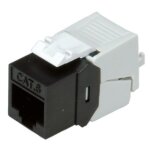 Roline keystone cat. 6, non blind�, sans outil, slim, noir