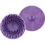Roloc (tm) - bristle disc � 50, 8 mm 25000 tr / mn, cubitron (tm) rd - zb, grain : 80, couleur jaune