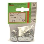 Rondelle plate large - acier zingu� - d: 3 mm