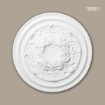 Rosace 156001 profhome element pour plafond element dcorative style no - classicisme blanc Ø 69, 5 ...