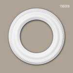 Rosace 156006 profhome element pour plafond element dcorative style no - classicisme blanc Ø 33 cm ...