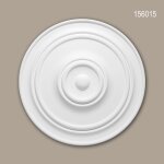 Rosace 156015 profhome element d�corative element pour plafond design intemporel classique blanc Ø 55, ...