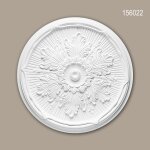 Rosace 156022 profhome element d�corative element pour plafond style n�o - renaissance blanc Ø 52, 5 ...