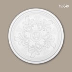 Rosace 156048 profhome element d�corative element pour plafond style rococo - baroque blanc Ø 36, 4 ...