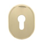 Rosace int�rieure xxl pour serrure a2p laiton chrom� mat