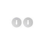 Rosace de serrure normbau 0247110 gris manhattan 67 - paire nylon brillante pour cylindre europ�en