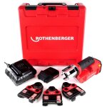 Rothenberger romax compact tt - set sertisseuse li - ion 18v (1x batterie 2, 0ah) incl. th16 - 20 - 26 ... Rothenberger romax compact tt - set sertisseuse li - ion 18v (1x batterie 2, 0ah) incl. th16 - 20 - 26 ...