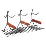 Rotissoire a hot - dogs en acier inoxydable, grill a trois personnages, cadeau amusant pour papa et homme ... Rotissoire a hot - dogs en acier inoxydable, grill a trois personnages, cadeau amusant pour papa et homme ...
