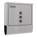 Rottner bote aux lettres costa inox