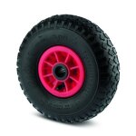 Roue gonflable polypro - rouleaux - pour diable et brouettes - alsage 25 mm tente