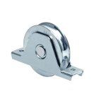 Roue a gorge triangulaire 336v - support int�rieur - diam�tre 120 mm comunello