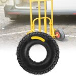 Roue de pneu extrieure en caoutchouc, bonne lasticit pour chariot  outils gonflable 4. 10 / 3. 50 ...
