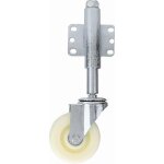 Roue portail nylon 4 pouces - ressort m�tallique