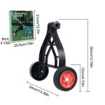 Roues de support pour taille - bordures, roues auxiliaires, roue de tondeuse  gazon, dbroussailleuse, ...
