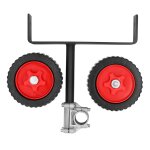 Roue de support de tondeuse, roues auxiliaires  hauteur rglable pour coupe - herbe  tube de 28mm, ...