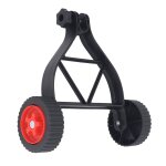 Roue de support de tondeuse  gazon au lithium, rglable en hauteur, portable et universel, roue de support ...