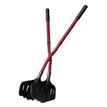 Rouge / noir venteo ramasse feuilles xxl avec manche telescopique outils jardinage pour exterieur pince ...
