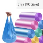 Rouleaux de 100 pi�ces (multicolore, 45 x 60 cm) [extra epais] [anti - fuite] sacs poubelle pour poubelle ...