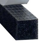Rouleau de mousse imprgne 24m 15 / 2 gris carton de 20 pices - kiso - mi 2408 x2 15 / 2 g