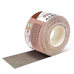 Rouleau de papier a poncer de filet (70mm x 10m), papier abrasif grain p60, collocation avec une ponceuse ...