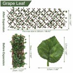 Rouleau de végétation artificielle pour clôture, faux lierre et fausses feuilles pour brise - vue, fausse ... Rouleau de végétation artificielle pour clôture, faux lierre et fausses feuilles pour brise - vue, fausse ...