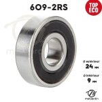 Roulement � billes 609 - 2rs. double �tanch�it�. Ø 24 mm. 1er prix