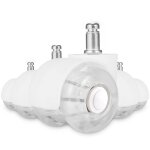 Roulettes pour chaise de bureau de 2 pouces, robustes, pour tous les etages, 5 pi�ces