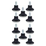 Roulettes cloche de remplacement pour chaise de bureau, bouchon de roues pivotantes, tabouret de 2 pouces, ...