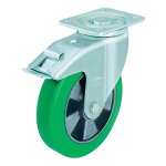 Roulettes avec corps en acier inoxydable. adapt� pour les charges lourdes. mod�le roulettes stop fix ...