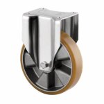 Roulette fixe - sur platine - pour charges lourdes - diam�tre 200 mm - type 4688 tente